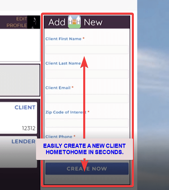 Create Your Client's HomeToHome