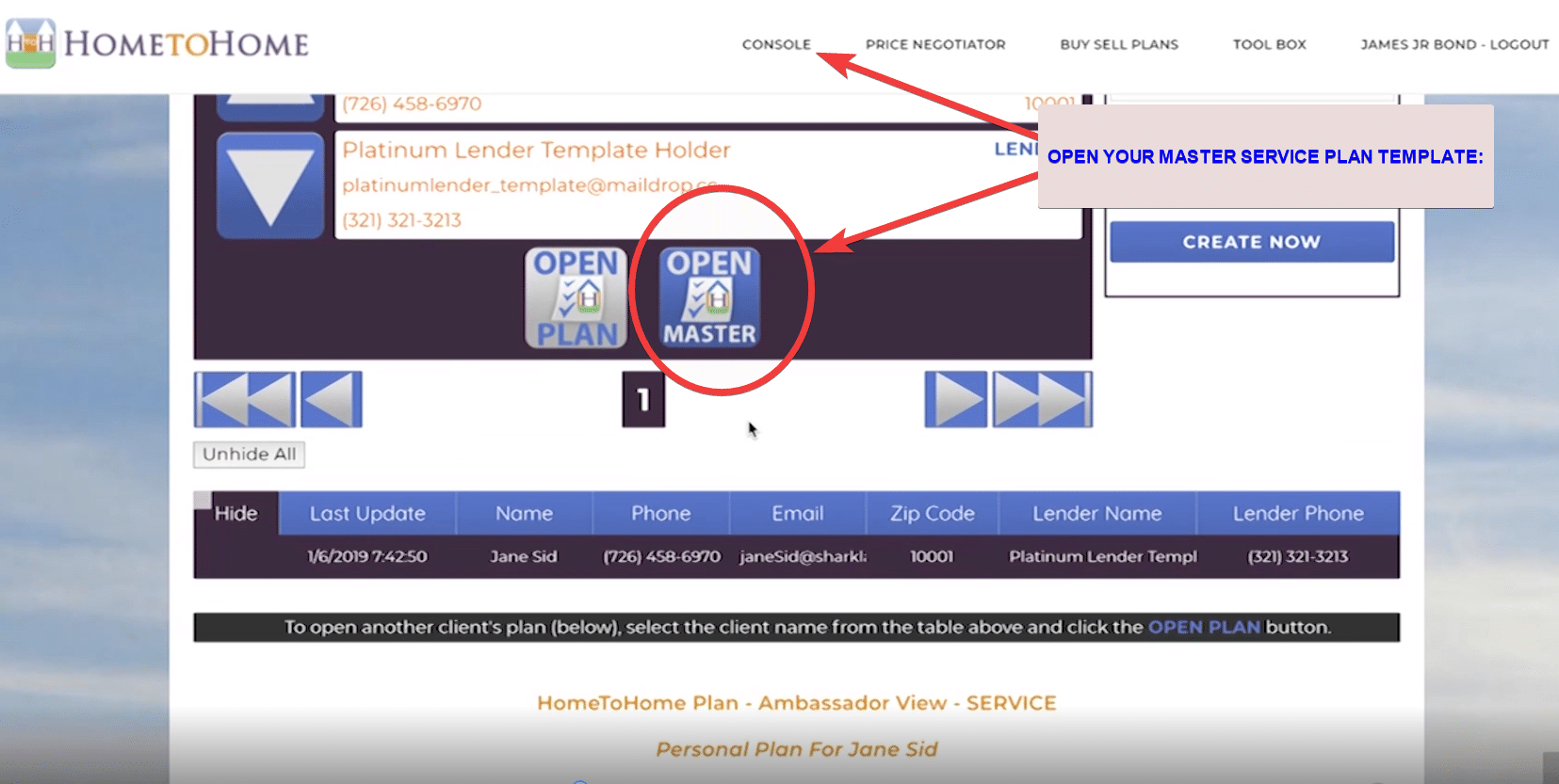 Open Master Plan Template