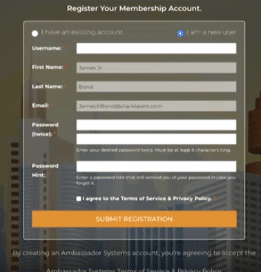 Agent Ambassador Registration Form Agent Ambassador Registration Form