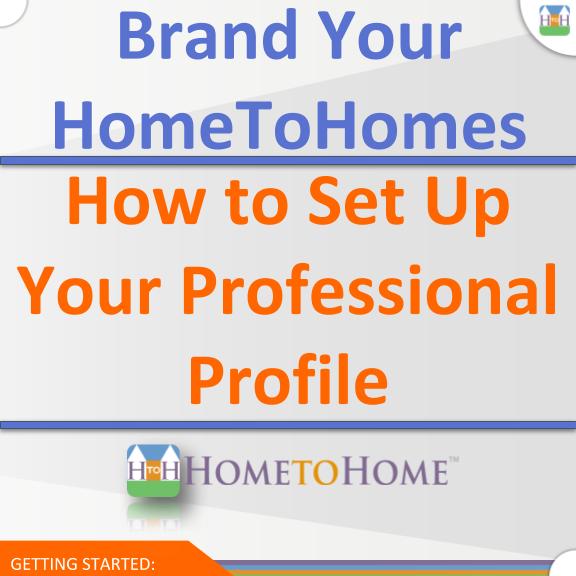 Create Your Professional Profile Create Your Professional Profile